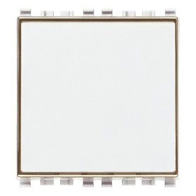 Pulsante targhetta 1P NO 10A Vimar Eikon 20050.B bianco