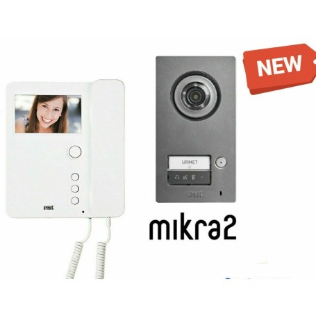Kit villa monofamiliare con Mikra2 e monitor a cornetta Mìro URMET 1784/761