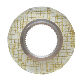 Porta Faretto tondo vetro oro fisso controsoffitto...