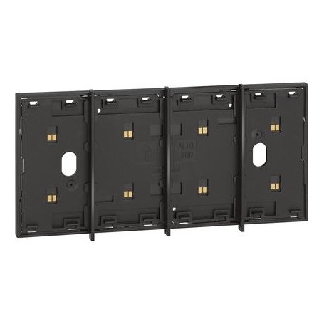 Frame 4 moduli nera bticino living now KG8104