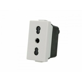 Presa bipasso Compatibile con Bticino Matix come am5180
