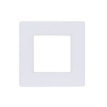 Placca 2 moduli Vimar Plana BIANCA compatibile tipo 14642.01