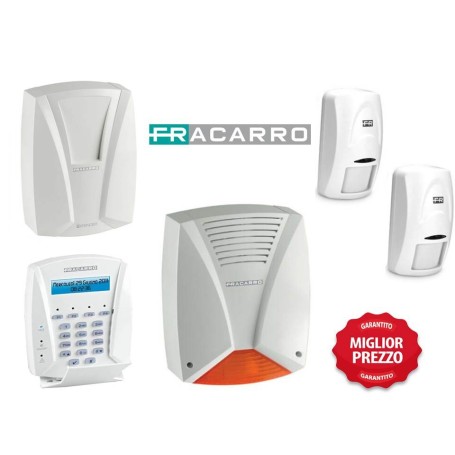 KIT ALLARME ANTINTRUSIONE COMPLETO FRACARRO HOME EVO 910431 SENSORE TASTIERA SIRWNA