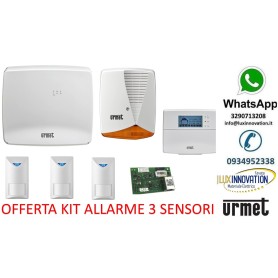 KIT ALLARME CON 3 SENSORI ANTIFURTO URMET 1068/902 app...