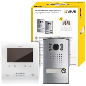 Kit videocitofono monofamiliare elvox 7558/E 2F+ Tab 4,3...