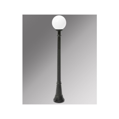 PALO SFERA GIARDINO GLOBO BIANCA RESINA CONTRO SALSEDINE NO RUGGINE E27 FUMAGALLI