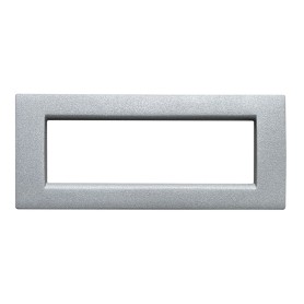 Placca compatibile vimar idea colore argento glitter 6...