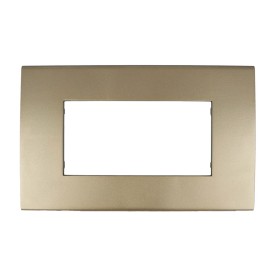 Placca bronzo 4 posti compatibile con Vimar Arkè