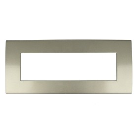 Placca bronzo 7 posti compatibile con Vimar Arkè