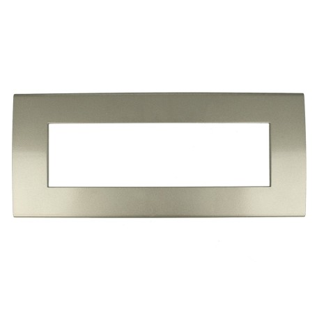 Placca bronzo 7 posti compatibile con Vimar Arkè