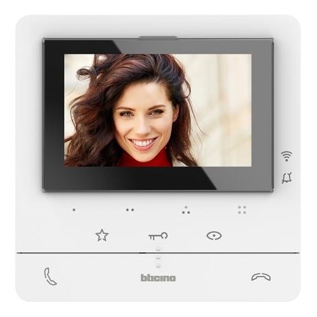 VIDEOCITOFONO CONNESSO CLASSE 100X 2 FILI / Wi-Fi  344682 VIVAVOCE E DISPLAY LCD