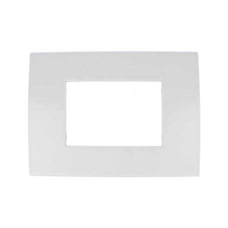 Placca bianco 4 posti compatibile con Vimar Arkè tipo 19654.74