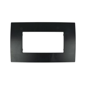 Placca NERO  4 posti compatibile con Vimar Arkè tipo...