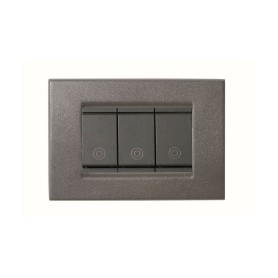 Placca compatibile vimar idea colore grigio ardesia 3...