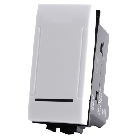 Pulsante compatibile con Bticino Living Light Tipo N4005N bianco