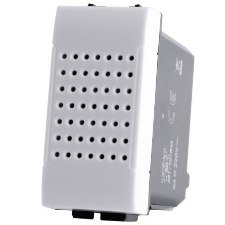Suoneria a Ronzatore 220 volt compatibile con Bticino Living Light bianco