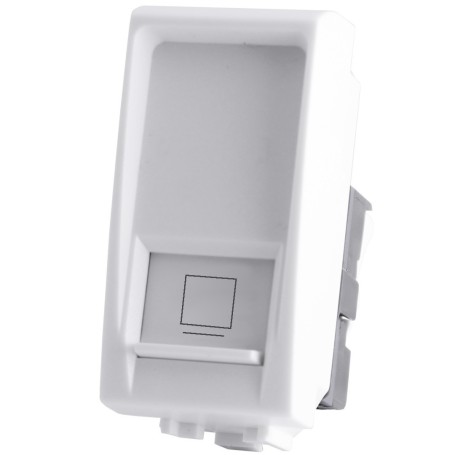 Presa rj45 lan compatibile con Bticino Living Light bianco