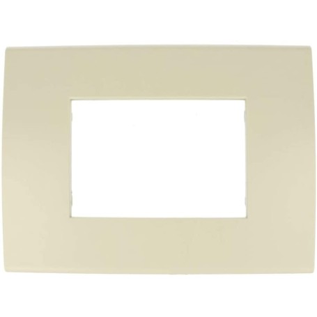 Placca SABBIA  3 posti compatibile con Vimar Arkè TIPO 19653.73