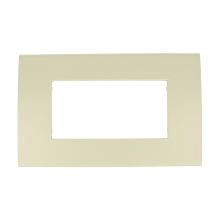 Placca SABBIA 4 posti compatibile con Vimar Arkè