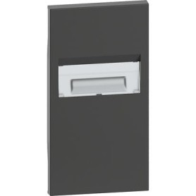 Cover per lampada segnapasso 2 moduli, nera kg71 bticino...