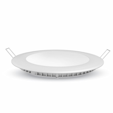 Pannello a led da incasso rotondo 12W dimmerabile luce fredda 4859 + 8074