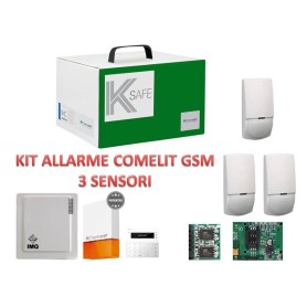 Kit allarme gsm Comelit 3 sensori e sirena VEDO10GSM kit...