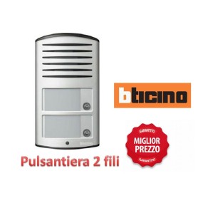 PULSANTIERA BTICINO 342921 citofono 2 CHIAMATE AUDIO 2...