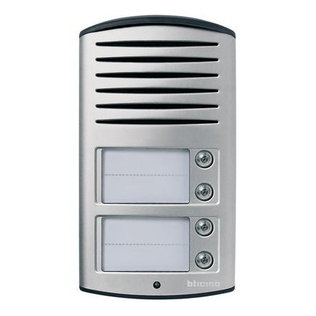 Pulsantiera citofono 2 FILI con quattro tasti da parete Bticino 342941