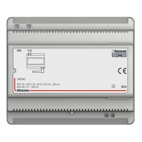 Alimentatore 2 fili citofonico  Bticino 346040