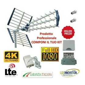 KIT ANTENNA DIGITALE TERRESTRE 5G LTE HD IMPIANTO TV...