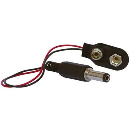 Cavetto alimentazione esterna 9 volt 07430310 per cassaforti digit 82610-650-651