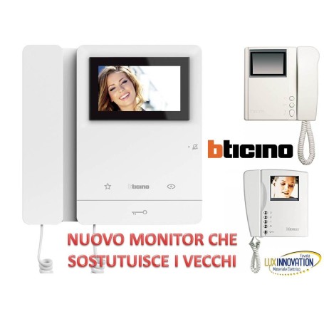 BTICINO 344824 VIDEOCITOFONO SWING 2 FILI a colori BTICINO 344824 VIDEOCITOFONO SWING 2 FILI a colori