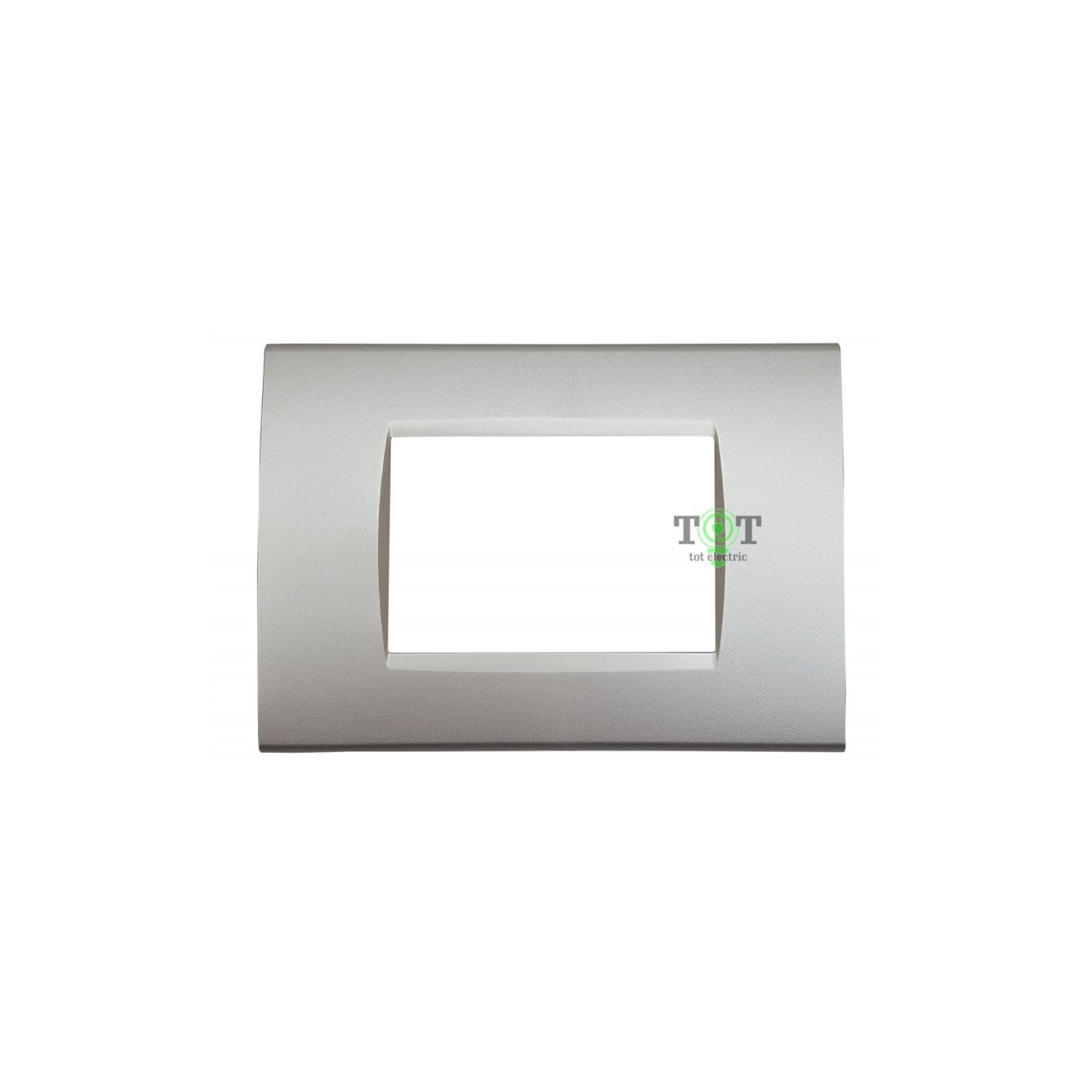 Placca compatibilile living light silver