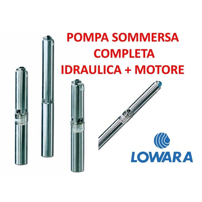 Elettropompa pompa sommersa 4 per pozzi 4GS11T 1,1kW 1,5Hp trifase