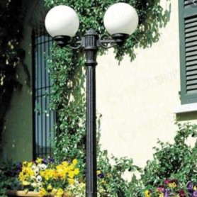 PALO SFERA GIARDINO GLOBO DOPPIO RESINA CONTRO SALSEDINE...