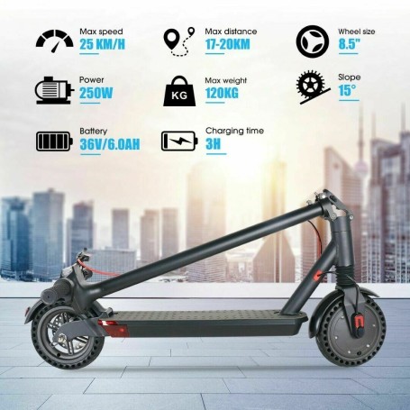 MONOPATTINO PROFESSIONALE SCOOTER ELETTRICO Windgoo M12 BATTERIA LION 6.0Ah potente motore 250w 15km-20km 4h