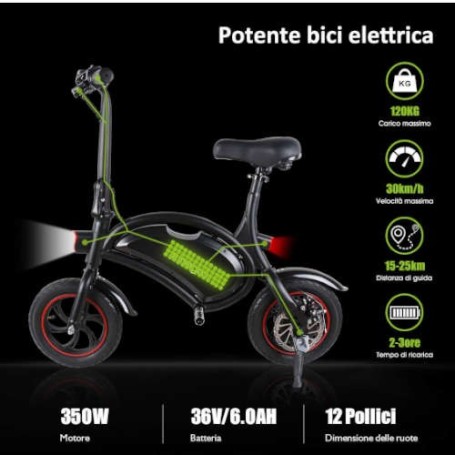 Electric Bike Bici elettrica 350W 36V 6.0AH Carico massimo 120KG Bici Elettriche Windgoo Bicicletta Elettrica Pieghevole E Bike 25KM/H Electric Bike Bici elettrica 350W 36V 6.0AH Carico massimo 120KG Bici Elettriche Windgoo Bicicletta Elettrica Pieghevole E Bike 25KM/H
