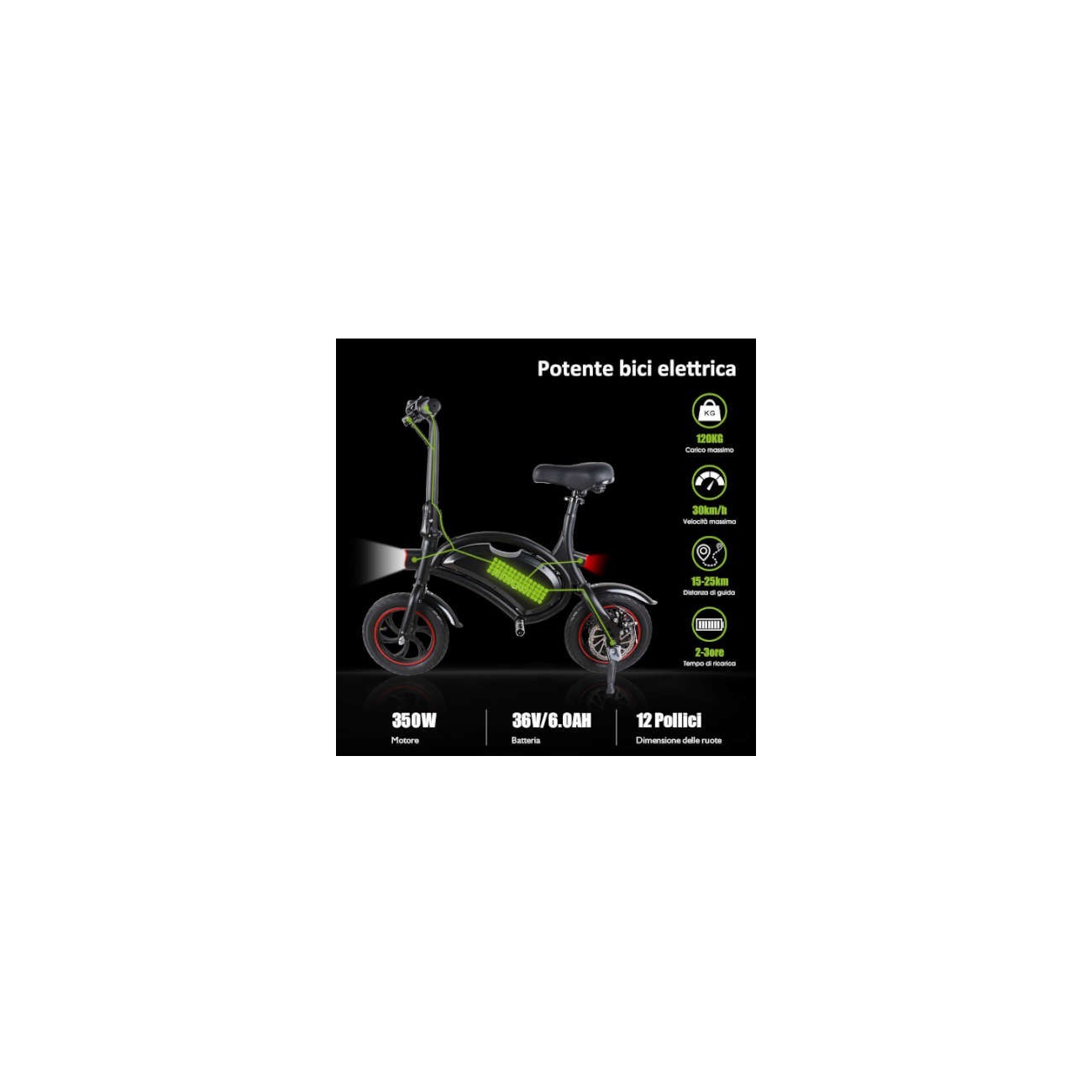 Accessori bici elettrica per Windgoo B3 per Dyu, cestino anteriore per  E-Bike, lega di alluminio, sembra più coordinato : : Sport e tempo  libero