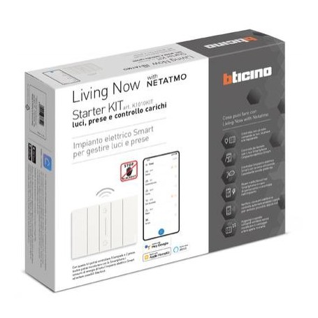 Bticino starter kit luci ed energia living now K1010KIT