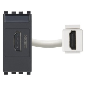 Presa standard HDMI grigio Vimar Eikon 20345