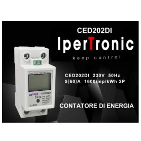 Contatore di energia digitale 60A misuratore energia...