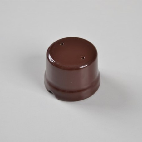 Scatola di derivazione in porcellana colore marrone FAI 9005/MA