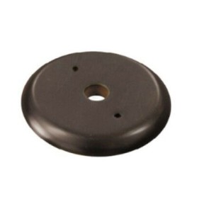 Base in legno color noce per accessori ceramica in...