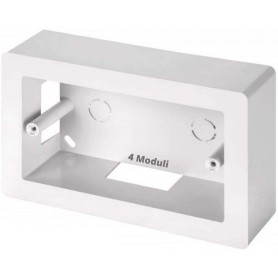 Scatola da parete 504 4 moduli 4 posti