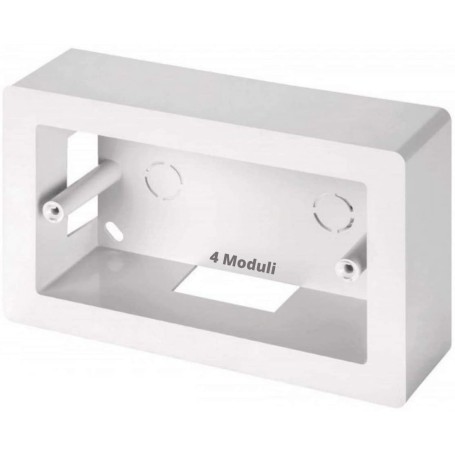 Scatola da parete 504 4 moduli 4 posti