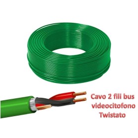 Cavo videocitofono 2X1 twistato 100mt
