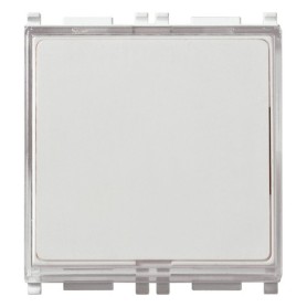 Pulsante targhetta VIMAR PLANA 1P 250V bianco