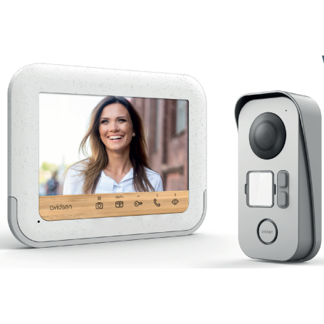 KIT VIDEOCITOFONO ECOSOSTENIBILE AVIDSEN 112282 SMART RFID