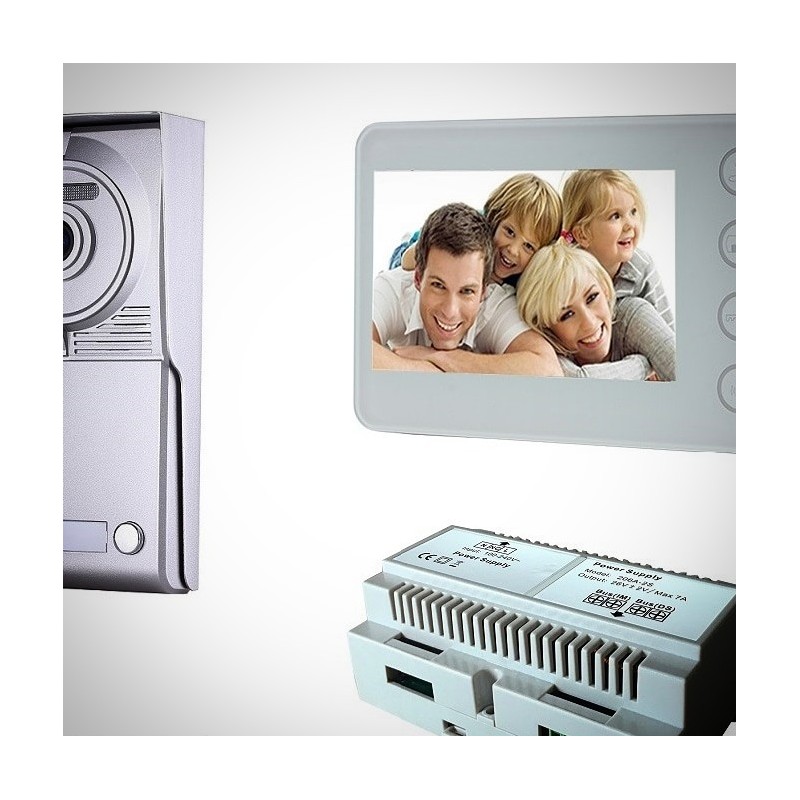 Videocitofono monofamiliare professionale kit...