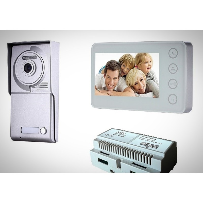 Videocitofono monofamiliare professionale kit...